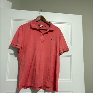 Lacoste Men's Coral Polo Shirt Large